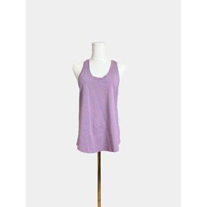 LULULEMON Love Tank Purple Ash Top Cotton Blend, Athletic Gym, Sz 6